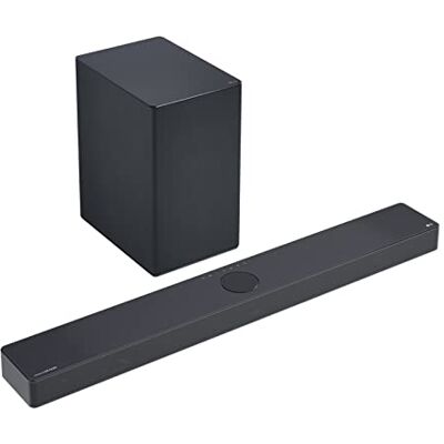 LG SC9S Soundbar TV 400W, 3.1.3 Canali con Subwoofer Wireless, 3 canali up-firing, Staffe per TV OLED C2 e C3 incluse, Soundbar Dolby Atmos, DTS:X, IMAX Enhanced, VRR, ALLM, Wi-Fi, HDMI In/Out LG SC9S Soundbar TV 400W, 3.1.3 Canali con Subwoofer Wireless, 3 canali up-firing, Staffe per TV OLED C2 e C3 incluse, Soundbar Dolby Atmos, DTS:X, IMAX Enhanced, VRR, ALLM, Wi-Fi, HDMI In/Out