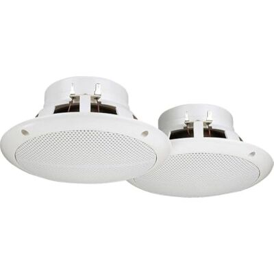 MONACOR Coppia di altoparlanti a soffitto 8? 60w Water Resistant MONACOR Coppia di altoparlanti a soffitto 8? 60w Water Resistant