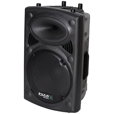 Ibiza SLK12A-BT Altoparlante attivo PLUG & PLAY 12"/30cm, 700W con amplificatore integrato Bluetooth, USB, SD e AUX Nero Ibiza SLK12A-BT Altoparlante attivo PLUG & PLAY 12"/30cm, 700W con amplificatore integrato Bluetooth, USB, SD e AUX Nero