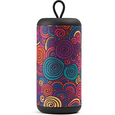 Music Sound SPEAKER Vertical Speaker Bluetooth 5.0 Outdoor 5 Watt di Potenza PlayTime 4 Ore Ricarica 1,5 Ore Entrate micro SD, USB key e Cavo AUX Fantasia Cerchi Music Sound SPEAKER Vertical Speaker Bluetooth 5.0 Outdoor 5 Watt di Potenza PlayTime 4 Ore Ricarica 1,5 Ore Entrate micro SD, USB key e Cavo AUX Fantasia Cerchi