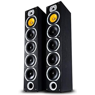 Bennett & Ross Exosphere HiFi Diffusori Da Pavimento Coppia Nero 2x 200W Potenza per diffusore: 200 Watt RMS (440W MAX) corrispondente a 360 Watt RMS (700W MAX) per coppia, 1x 6, 5" (16, 3x 6, 1 kg Bennett & Ross Exosphere HiFi Diffusori Da Pavimento Coppia Nero 2x 200W Potenza per diffusore: 200 Watt RMS (440W MAX) corrispondente a 360 Watt RMS (700W MAX) per coppia, 1x 6, 5" (16, 3x 6, 1 kg