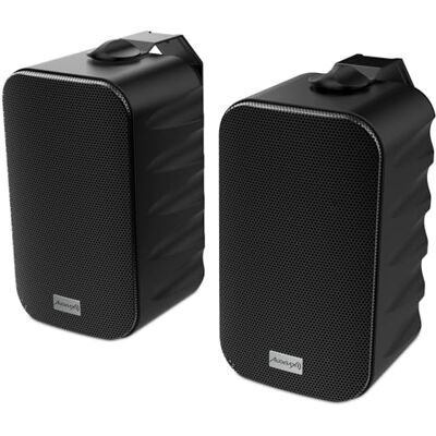 Audibax Delta 32 BT Black Coppia di altoparlanti Bluetooth Altoparlanti attivi ad alte prestazioni da parete Compatibile con Bluetooth Alta gamma di frequenza (100 Hz-20 kHz) Suono Surround Audibax Delta 32 BT Black Coppia di altoparlanti Bluetooth Altoparlanti attivi ad alte prestazioni da parete Compatibile con Bluetooth Alta gamma di frequenza (100 Hz-20 kHz) Suono Surround