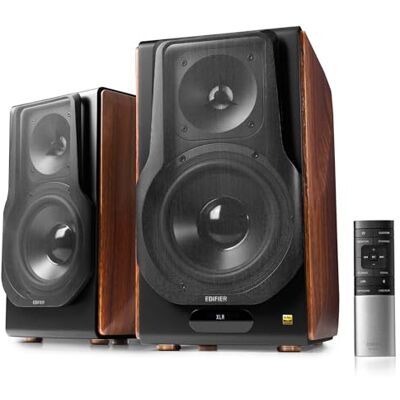Edifier Altoparlanti attivi audiofili S3000MKII, altoparlante da scaffale alimentato senza fili, Bluetooth 5.0 aptX con tweeter a diaframma planare, audio ad alta risoluzione e woofer da 6,5 Edifier Altoparlanti attivi audiofili S3000MKII, altoparlante da scaffale alimentato senza fili, Bluetooth 5.0 aptX con tweeter a diaframma planare, audio ad alta risoluzione e woofer da 6,5