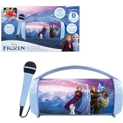 Lexibook , Frozen, Altoparlante luminoso senza fili con microfono, suono stereo, funzione Karaoke, Blu/viola, Lexibook , Frozen, Altoparlante luminoso senza fili con microfono, suono stereo, funzione Karaoke, Blu/viola,