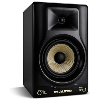 M-Audio Forty Sixty Cassa monitor da studio attiva da 6,5" per la produzione e il mixing, con accurato crossover DSP, EQ, app di controllo e Bluetooth, 100 W M-Audio Forty Sixty Cassa monitor da studio attiva da 6,5" per la produzione e il mixing, con accurato crossover DSP, EQ, app di controllo e Bluetooth, 100 W