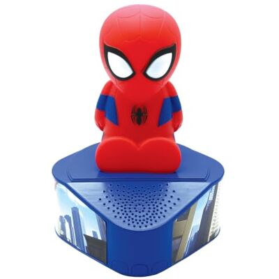 Lexibook Altoparlante di Spider Man, Figura Leggera, Bluetooth 5.0, Porta USB/USB Tipo C, Lexibook Altoparlante di Spider Man, Figura Leggera, Bluetooth 5.0, Porta USB/USB Tipo C,