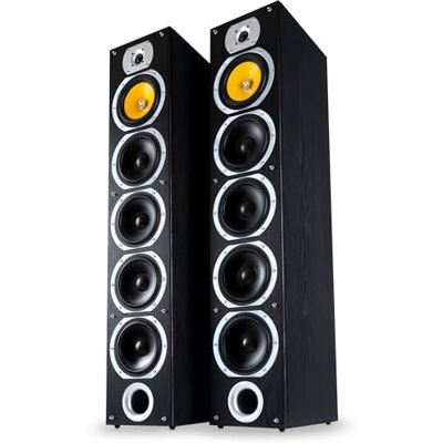 Bennett & Ross Exosphere HiFi Diffusori Da Pavimento Coppia Nero 2x 200W Bennett & Ross Exosphere HiFi Diffusori Da Pavimento Coppia Nero 2x 200W
