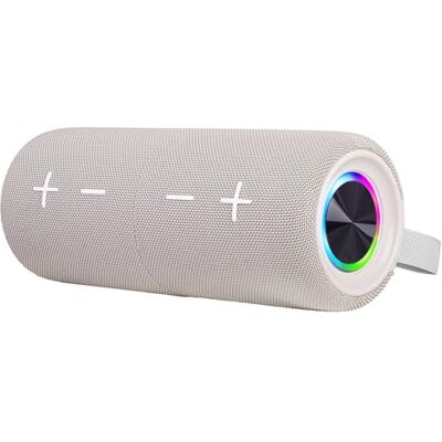 Trevi XSC 8A88 B Cassa Wireless Portatile 2x15W Stereo con Woofer Passivi, IPX5 Impermeabile, Lettore MP3 Micro SD, AUX-IN, Disco Light e Speaker Separabili, Beige Trevi XSC 8A88 B Cassa Wireless Portatile 2x15W Stereo con Woofer Passivi, IPX5 Impermeabile, Lettore MP3 Micro SD, AUX-IN, Disco Light e Speaker Separabili, Beige