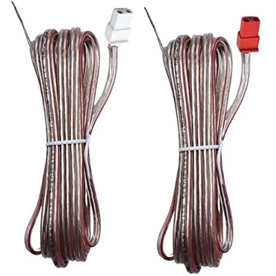 Generic Cavi per altoparlanti 2x 3 Meter Speaker Cable Sound Wire Cords Red Gray Compatible With Sony Home Audio Theater System Generic Cavi per altoparlanti 2x 3 Meter Speaker Cable Sound Wire Cords Red Gray Compatible With Sony Home Audio Theater System