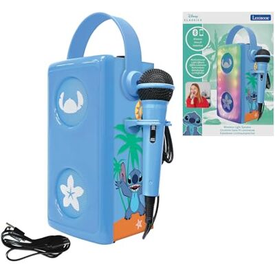 Lexibook , Disney Stitch, Altoparlante Bluetooth® Wireless Luminoso con Microfono, Effetti di Luce Multicolori, Slot per Scheda SD/TF, Batteria Ricaricabile, Blu, Lexibook , Disney Stitch, Altoparlante Bluetooth® Wireless Luminoso con Microfono, Effetti di Luce Multicolori, Slot per Scheda SD/TF, Batteria Ricaricabile, Blu,
