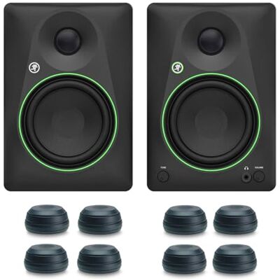 MACKIE CR5BT Monitor da studio attivo a 2 vie, altoparlante Bluetooth con piedini keepdrum MACKIE CR5BT Monitor da studio attivo a 2 vie, altoparlante Bluetooth con piedini keepdrum