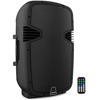 Audibax Arkansas 12 Cassa Bluetooth con USB/SD, Cassa 2 Attiva Vie, Potenza 400 W, Nero, Controllo a distanza, Equalizatore, 420 x 345 x 633 mm Audibax Arkansas 12 Cassa Bluetooth con USB/SD, Cassa 2 Attiva Vie, Potenza 400 W, Nero, Controllo a distanza, Equalizatore, 420 x 345 x 633 mm