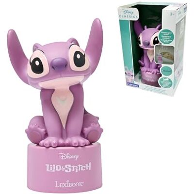 Lexibook , Disney Stitch, Altoparlante Bluetooth con Luce Notturna Angel, Rosa, Lexibook , Disney Stitch, Altoparlante Bluetooth con Luce Notturna Angel, Rosa,