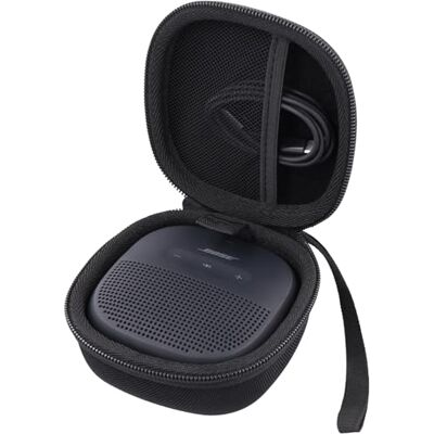Aenllosi Custodia Rigida Trasportabile per Bose SoundLink Micro Bluetooth Speaker, Solo Custodia, Nero Aenllosi Custodia Rigida Trasportabile per Bose SoundLink Micro Bluetooth Speaker, Solo Custodia, Nero
