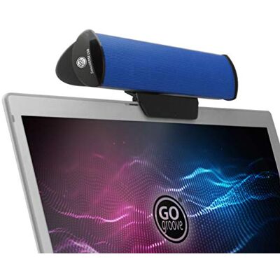 GOgroove SonaVERSE USB Altoparlanti per Computer Laptop Mini Soundbar Alimentata Tramite USB con Altoparlante Esterno Portatile a Clip (Blu) GOgroove SonaVERSE USB Altoparlanti per Computer Laptop Mini Soundbar Alimentata Tramite USB con Altoparlante Esterno Portatile a Clip (Blu)