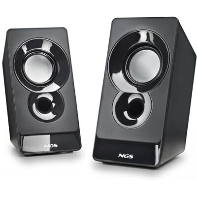 NGS SB210 – Altoparlanti stereo PC 12 W, alimentazione USB, Jack 3,5 mm, suono chiaro e surround, controllo volume, compatto, plug & play NGS SB210 – Altoparlanti stereo PC 12 W, alimentazione USB, Jack 3,5 mm, suono chiaro e surround, controllo volume, compatto, plug & play