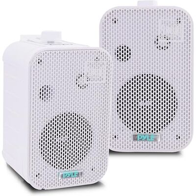 Pyle Altoparlanti Bluetooth per esterni, 200 W, impermeabili, set da 2 pezzi, per esterni, altoparlanti da parete Bluetooth, impianto musicale per piscina, terrazza, giardino/interni Pyle Altoparlanti Bluetooth per esterni, 200 W, impermeabili, set da 2 pezzi, per esterni, altoparlanti da parete Bluetooth, impianto musicale per piscina, terrazza, giardino/interni