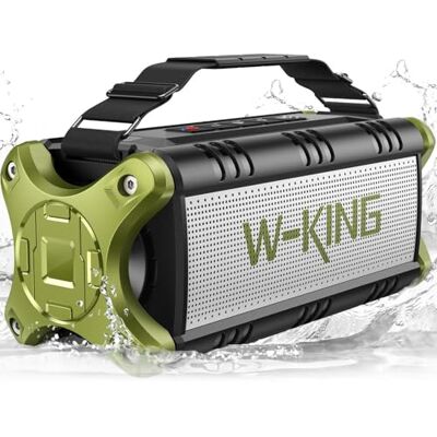 W-KING 90W PICCO Cassa Bluetooth Potente, Portatile Altoparlante Bluetooth Boombox, IPX6 Impermeabile Speaker, 50W Bassi Ricchi, HiFi Stereo Audio, 40 Ore,Powerbank,EQ,NFC,TF,AUX Campeggio Spiaggia W-KING 90W PICCO Cassa Bluetooth Potente, Portatile Altoparlante Bluetooth Boombox, IPX6 Impermeabile Speaker, 50W Bassi Ricchi, HiFi Stereo Audio, 40 Ore,Powerbank,EQ,NFC,TF,AUX Campeggio Spiaggia