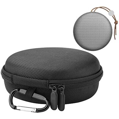VBESTLIFE Custodia per altoparlante Bluetooth, Mini altoparlante portatile rotondo Custodia da viaggio per trasporto Custodia protettiva per B&O BeoPlay A1 Altoparlante wireless con moschettone VBESTLIFE Custodia per altoparlante Bluetooth, Mini altoparlante portatile rotondo Custodia da viaggio per trasporto Custodia protettiva per B&O BeoPlay A1 Altoparlante wireless con moschettone