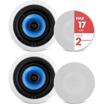 Pyle Altoparlanti da Incasso 16,5 Centimetri, Casse Audio 250 Watt, Potenza, Stereo Hi-Fi, Speaker Tweeter a Cupola in Seta, Woofer in Policono, Griglia Antimacchia, Installazione Personalizzata Pyle Altoparlanti da Incasso 16,5 Centimetri, Casse Audio 250 Watt, Potenza, Stereo Hi-Fi, Speaker Tweeter a Cupola in Seta, Woofer in Policono, Griglia Antimacchia, Installazione Personalizzata