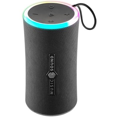 Music Sound - Altoparlante Bluetooth Portatile 20W Aura 20 - Nero Music Sound - Altoparlante Bluetooth Portatile 20W Aura 20 - Nero