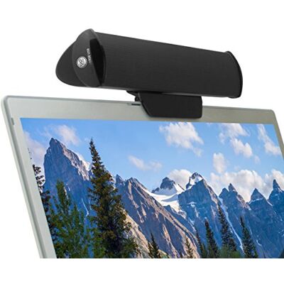 GOgroove SonaVERSE Altoparlanti USB per Computer Portatile Mini Soundbar Alimentata Tramite USB con Design di Altoparlanti Esterni Portatili clip-on per Monitor (Nero) GOgroove SonaVERSE Altoparlanti USB per Computer Portatile Mini Soundbar Alimentata Tramite USB con Design di Altoparlanti Esterni Portatili clip-on per Monitor (Nero)