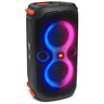 JBL PartyBox 110 Speaker Wireless Bluetooth Portatile con Effetti di Luce, Cassa Altoparlante Impermeabile IPX4 per Microfono e Chitarra, USB, fino a 12 h di Autonomia, Nero