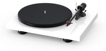 Pro-Ject (Debut Carbon Evo White Lucido) Trazione Cinghia Testina Ortofon 2m Red