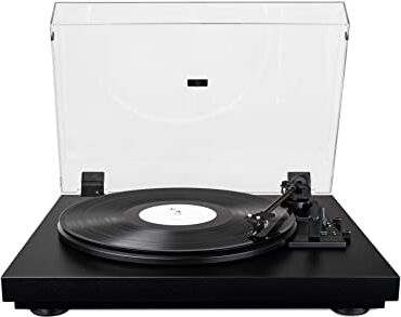 Pro-Ject Automat A1, giradischi completamente automatico con preamplificatore fono, commutazione elettronica 33/45 e pickup OM10 preimpostato, nero