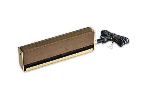 Pro-Ject Brush it Premium, spazzola per piastre di alta qualità con cavo di messa a terra e manico in legno