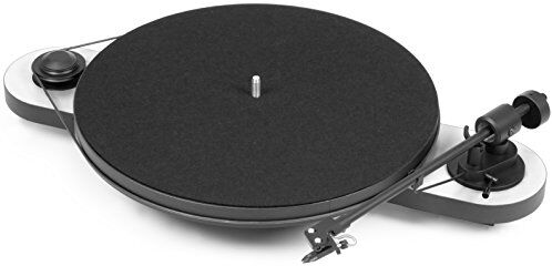 Pro-Ject 13203 Elemental USB Giradischi, Bianco/Nero