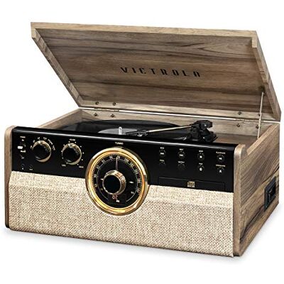 Victrola Empire Mid-Century 6-in-1 Piatto - Piatto Victrola Empire Mid-Century 6-in-1 Piatto - Piatto