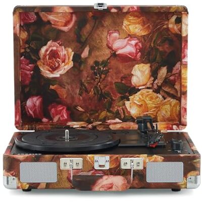 Crosley Cruiser Plus Giradischi, motivo floreale Crosley Cruiser Plus Giradischi, motivo floreale