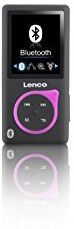 Lenco Xemio-768 Lettore MP3/MP4, scheda Micro SD da 8 Gb con auricolari in-ear e Bluetooth, colore: Rosa