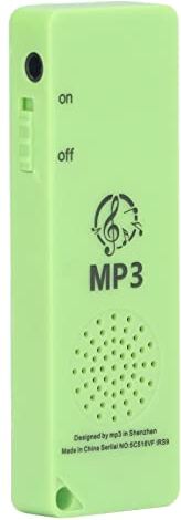 Bewinner Lettore Mp3, Lettore Musicale Lossless, Supporto per Scheda di Memoria da 64 GB, Lettore Mini MP3 Digitale Ricaricabile da 180 mAh per Bambini(Verde)