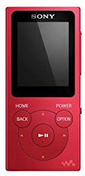 Sony NW-E394L Lettore Musicale Walkman 8 GB con Display 1,77", “Drag & drop”, ClearAudio+, PCM, AAC, WMA e MP3 (Rosso)