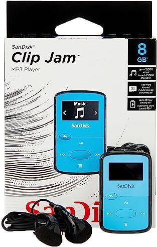 SanDisk Clip Jam 8GB MP3 Player Blue