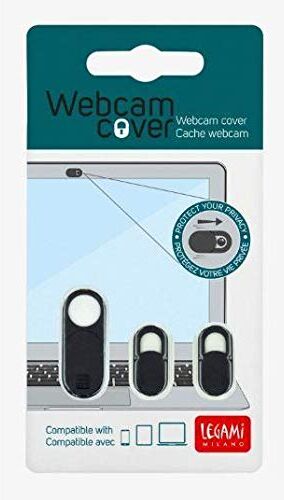 Legami WEC0001 Set di 3 Cover per Webcam, Medium