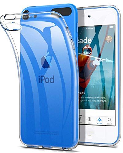 KP TECHNOLOGY Custodia trasparente ultra sottile in gel di silicone trasparente per iPod Touch 5/6/7 (5a/6a/7a generazione) per iPod Touch 5/6/7, trasparente