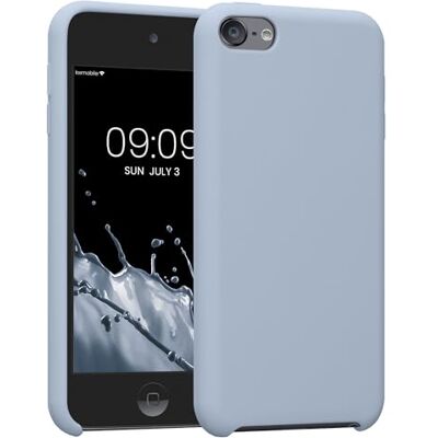 kwmobile Back-cover compatibile con Apple iPod Touch 6G / 7G (6a e 7a generazione) Back Cover Soft Case gommata in morbido silicone TPU blu chiaro matt kwmobile Back-cover compatibile con Apple iPod Touch 6G / 7G (6a e 7a generazione) Back Cover Soft Case gommata in morbido silicone TPU blu chiaro matt