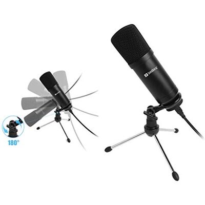 Sandberg 126-09 MICRÓFONO DE ESCRITORIO USB Sandberg 126-09 MICRÓFONO DE ESCRITORIO USB