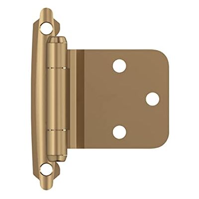 Amerock Reverse Bevel Face Frame Cabinet Hinge Variable Overlay Self Closing Face Mount Champagne Bronze Kitchen Cabinet Door Hinge 1 Pair/2 Pack Functional Hardware Amerock Reverse Bevel Face Frame Cabinet Hinge Variable Overlay Self Closing Face Mount Champagne Bronze Kitchen Cabinet Door Hinge 1 Pair/2 Pack Functional Hardware