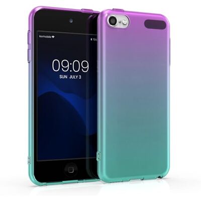 kwmobile Back-Cover compatibile con Apple iPod Touch 6G / 7G (6a e 7a generazione) custodia prottetiva morbida silicone TPU 2 colori viola/blu/trasparente kwmobile Back-Cover compatibile con Apple iPod Touch 6G / 7G (6a e 7a generazione) custodia prottetiva morbida silicone TPU 2 colori viola/blu/trasparente