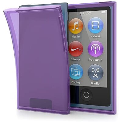 kwmobile Custodia compatibile con Apple iPod Nano 7 in silicone TPU Back-Case protezione posteriore viola kwmobile Custodia compatibile con Apple iPod Nano 7 in silicone TPU Back-Case protezione posteriore viola