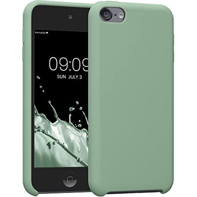 kwmobile Back-cover compatibile con Apple iPod Touch 6G / 7G (6a e 7a generazione) Back Cover Soft Case gommata in morbido silicone TPU verde ceramica kwmobile Back-cover compatibile con Apple iPod Touch 6G / 7G (6a e 7a generazione) Back Cover Soft Case gommata in morbido silicone TPU verde ceramica