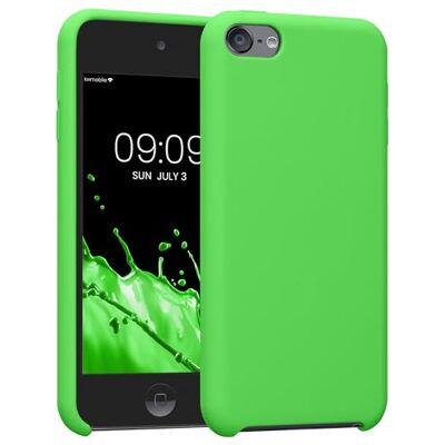 kwmobile Back-cover compatibile con Apple iPod Touch 6G / 7G (6a e 7a generazione) Back Cover Soft Case gommata in morbido silicone TPU verde lime kwmobile Back-cover compatibile con Apple iPod Touch 6G / 7G (6a e 7a generazione) Back Cover Soft Case gommata in morbido silicone TPU verde lime