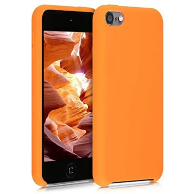 kwmobile Back-cover compatibile con Apple iPod Touch 6G / 7G (6a e 7a generazione) Back Cover Soft Case gommata in morbido silicone TPU arancia fruttata kwmobile Back-cover compatibile con Apple iPod Touch 6G / 7G (6a e 7a generazione) Back Cover Soft Case gommata in morbido silicone TPU arancia fruttata
