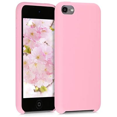 kwmobile Back-cover compatibile con Apple iPod Touch 6G / 7G (6a e 7a generazione) Back Cover Soft Case gommata in morbido silicone TPU rosa chiaro kwmobile Back-cover compatibile con Apple iPod Touch 6G / 7G (6a e 7a generazione) Back Cover Soft Case gommata in morbido silicone TPU rosa chiaro