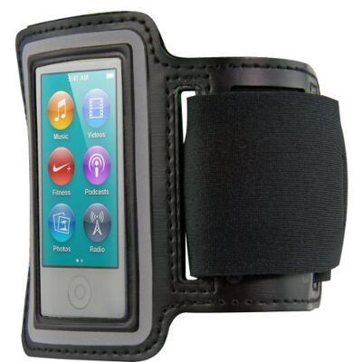 kwmobile Fascia compatibile con Apple iPod Nano 7 Banda Jogging Corsa Sport Fascetta Fitness con Tasca Porta-Chiavi nero kwmobile Fascia compatibile con Apple iPod Nano 7 Banda Jogging Corsa Sport Fascetta Fitness con Tasca Porta-Chiavi nero