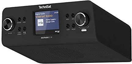 TechniSat DIGITRADIO 21 IR Radio da cucina sottobanco DAB+/ FM/Internet (Bluetooth, altoparlante mono 2 W, display a colori 2,8", orologio con sveglia) nero